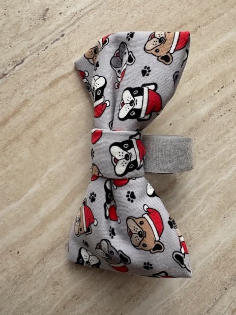 Božićna mašna na pse